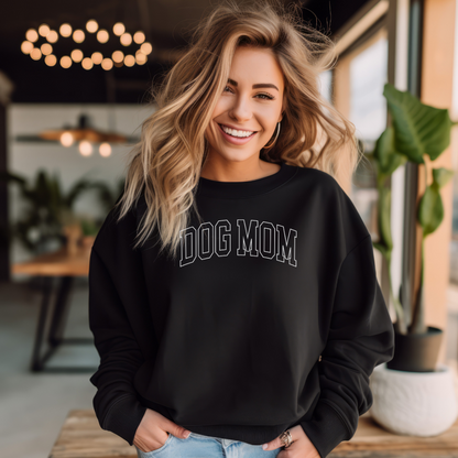 Dog Mom Varsity Unisex Sweatshirt