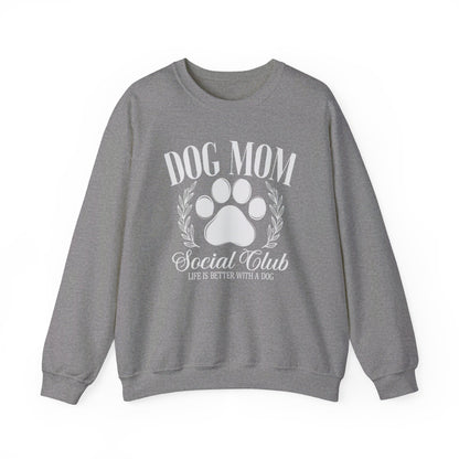 Dog Mom SocialClub Unisex Heavy Blend™ Crewneck Sweatshirt