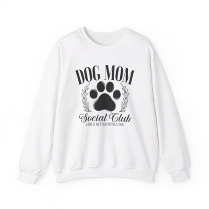 Dog Mom SocialClub Unisex Heavy Blend™ Crewneck Sweatshirt