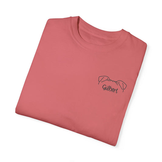 Personalized Dog Ears Unisex Garment-Dyed T-shirt