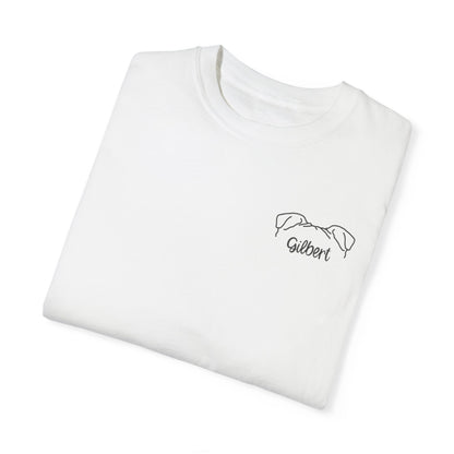 Personalized Dog Ears Unisex Garment-Dyed T-shirt