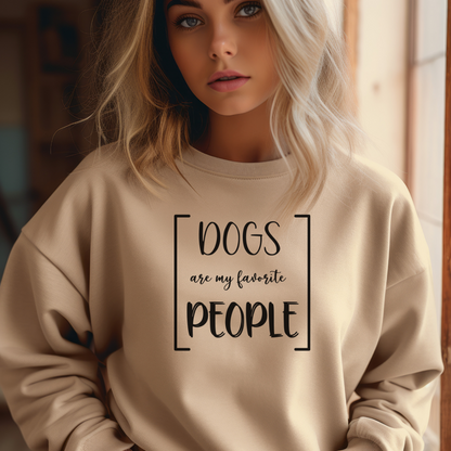 Dogs Are My Favorite People Unisex Sweatshirt