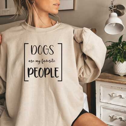 Dogs Are My Favorite People Unisex Sweatshirt