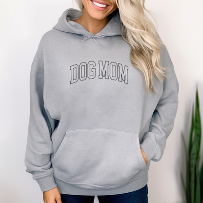 Dog Mom Varsity Unisex Hoodie