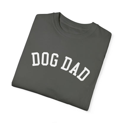 Dog Dad Varsity Lettering  Unisex Garment-Dyed T-shirt