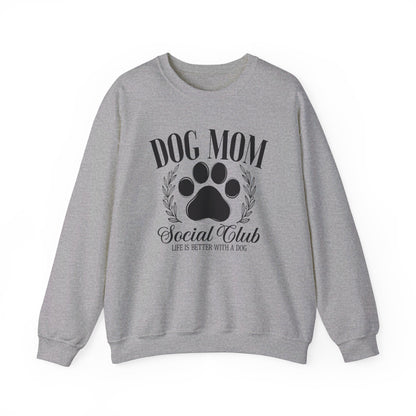 Dog Mom SocialClub Unisex Heavy Blend™ Crewneck Sweatshirt