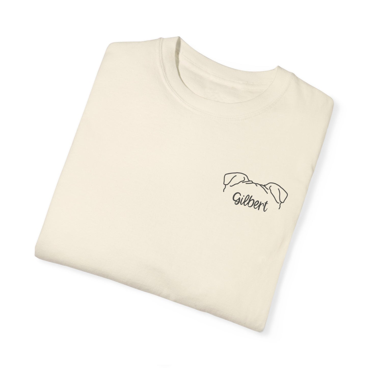 Personalized Dog Ears Unisex Garment-Dyed T-shirt